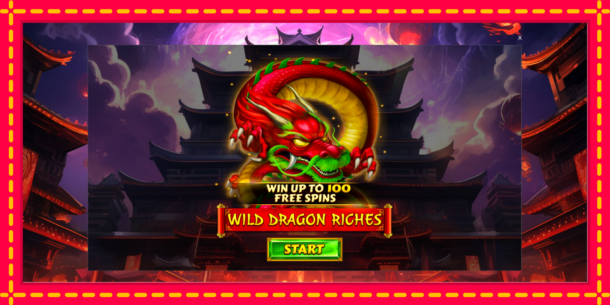 Wild Dragon Riches - spēļu automāts ar modernu grafiku