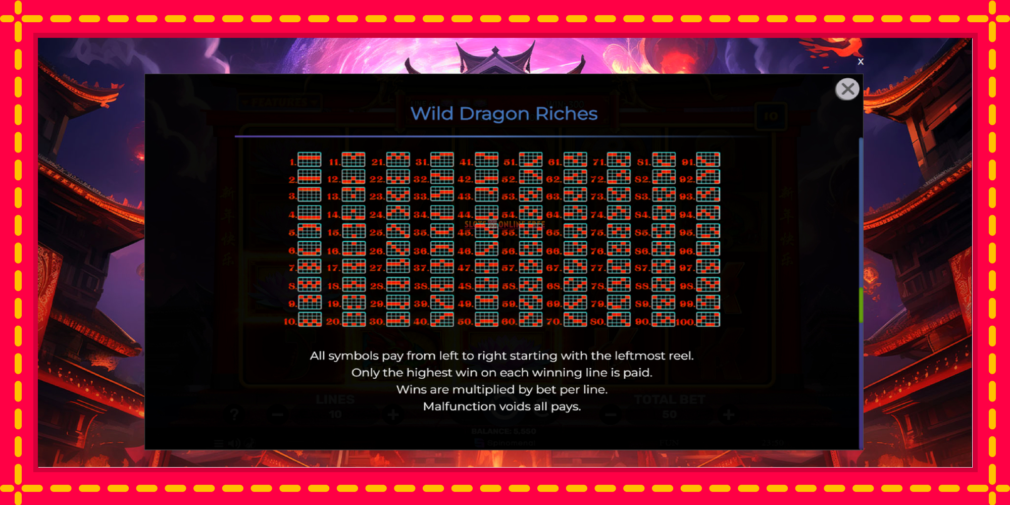 Wild Dragon Riches - spēļu automāts ar modernu grafiku