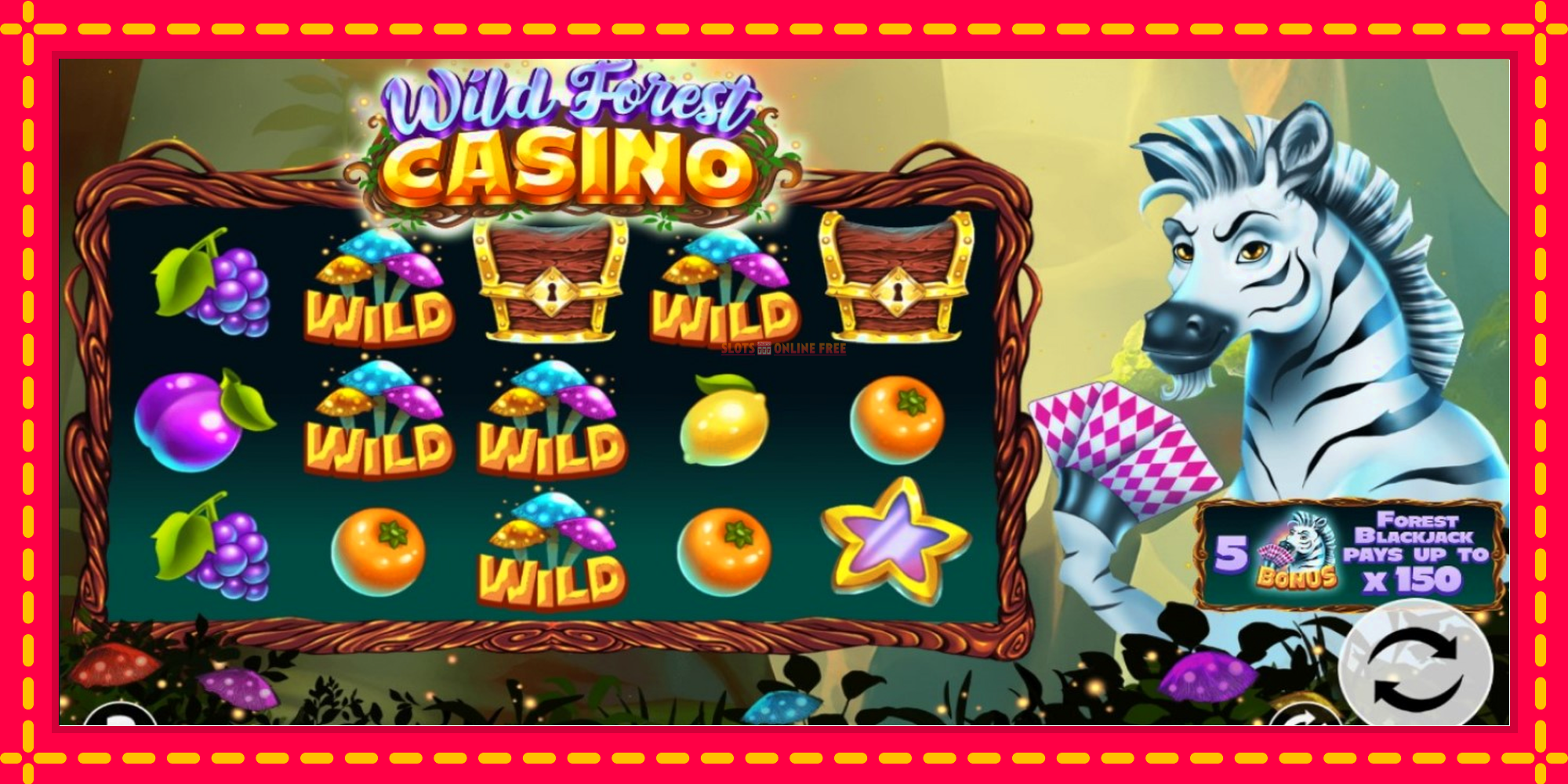 Wild Forest Casino - spēļu automāts ar modernu grafiku