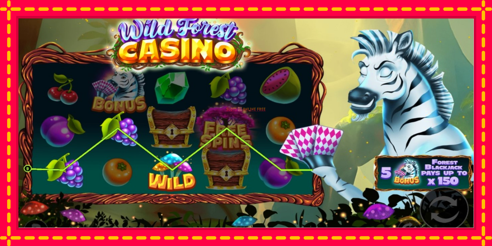 Wild Forest Casino - spēļu automāts ar modernu grafiku