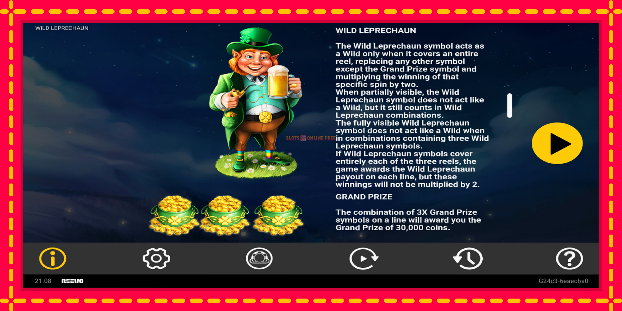 Wild Leprechaun - spēļu automāts ar modernu grafiku