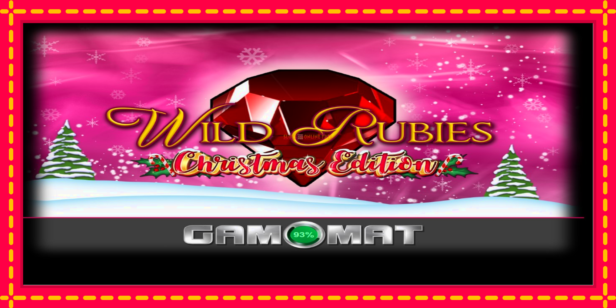 Wild Rubies Сhristmas Edition - spēļu automāts ar modernu grafiku