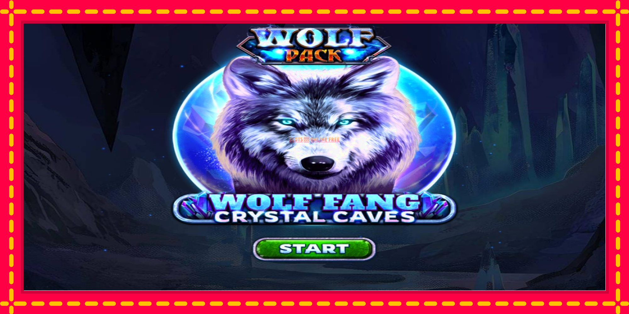 Wolf Fang - Crystal Caves - spēļu automāts ar modernu grafiku