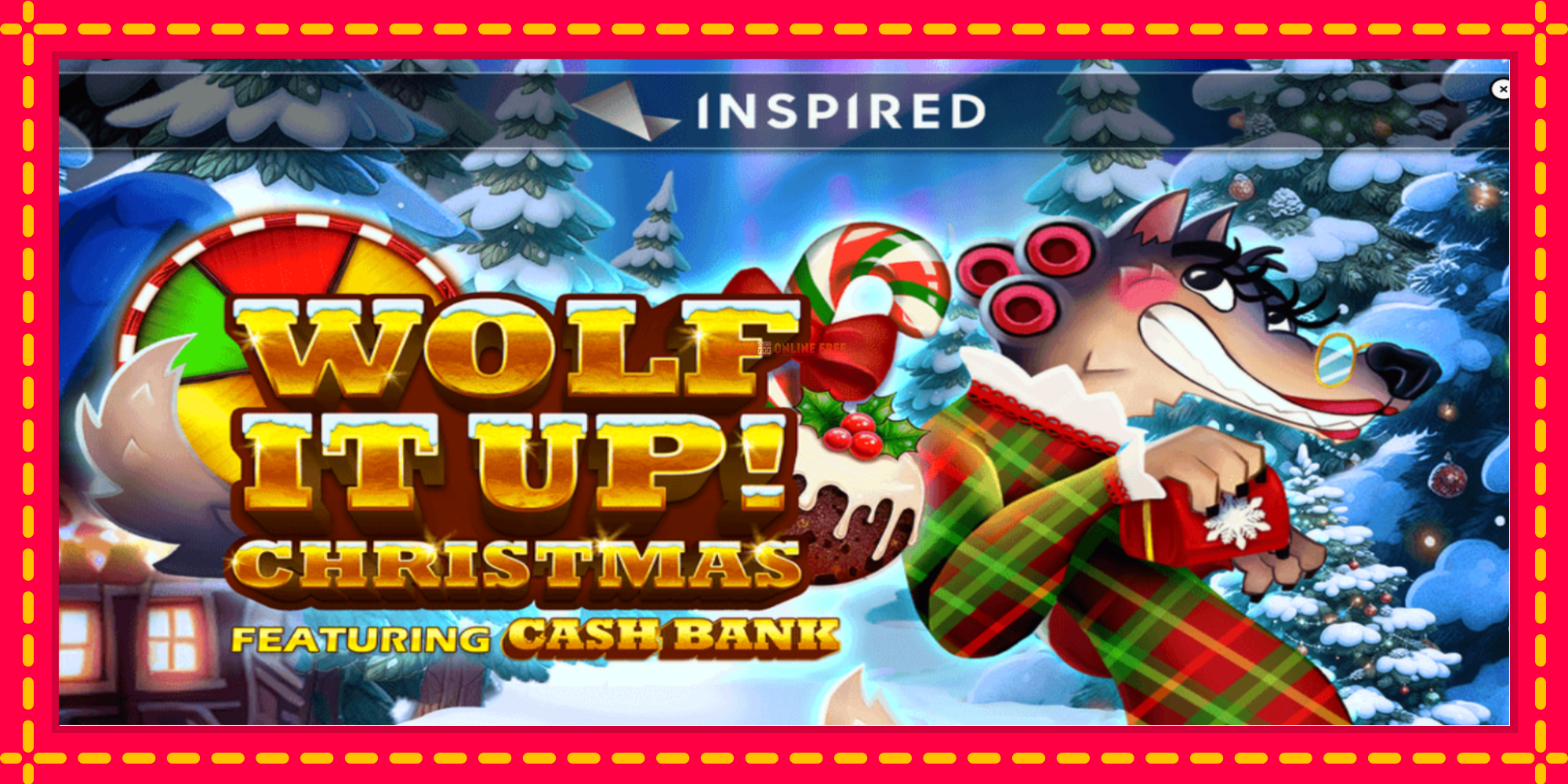 Wolf It Up Christmas - spēļu automāts ar modernu grafiku