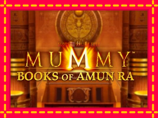 Spēļu automāts The Mummy Books of Amun Ra bezmaksas