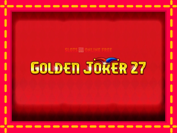 Spēļu automāts Golden Joker 27 Hold & Win bezmaksas