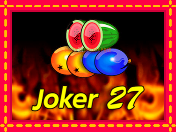 Spēļu automāts Joker 27 bezmaksas