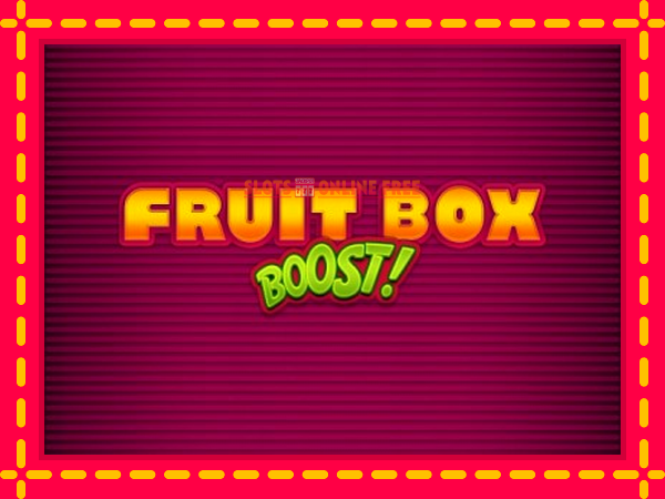 Spēļu automāts Fruit Box Boost! bezmaksas