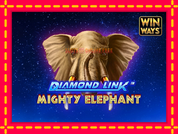 Spēļu automāts Diamond Link: Mighty Elephant Win Ways bezmaksas